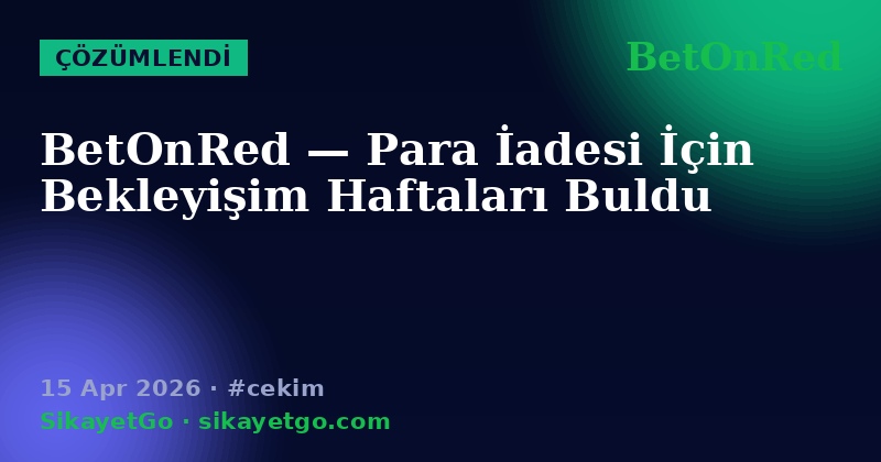 BetOnRed — 15 Apr 2026