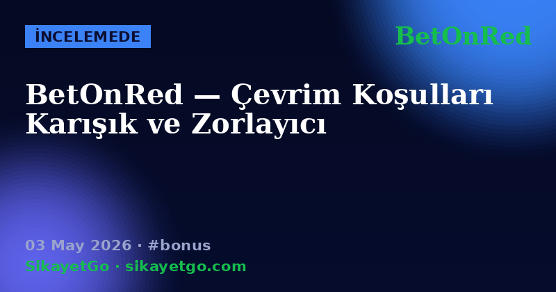 BetOnRed — 03 May 2026