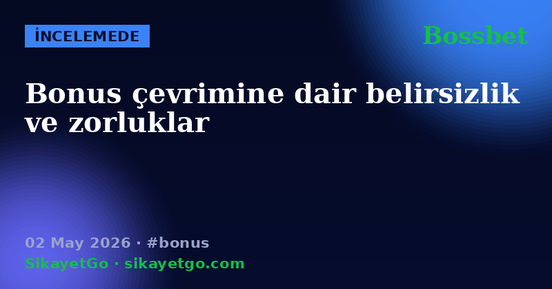 Bossbet — 02 May 2026