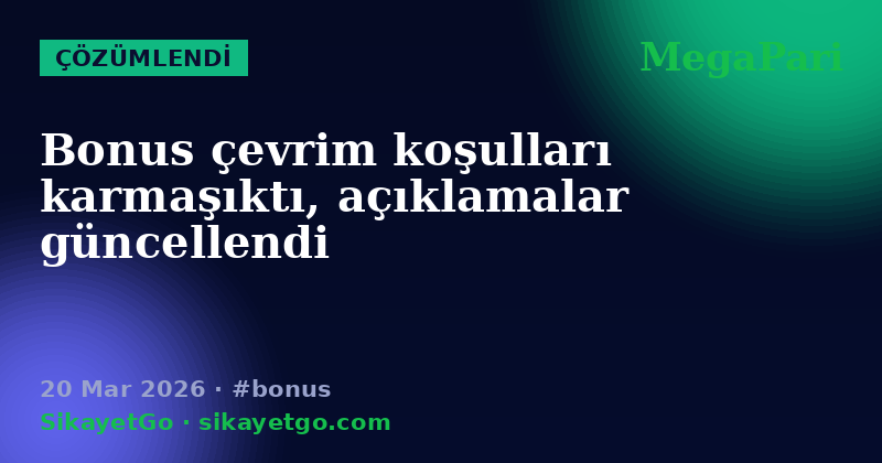 MegaPari — 20 Mar 2026
