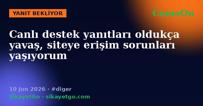 ComeOn — 10 Jun 2026