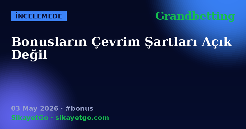 Grandbetting — 03 May 2026