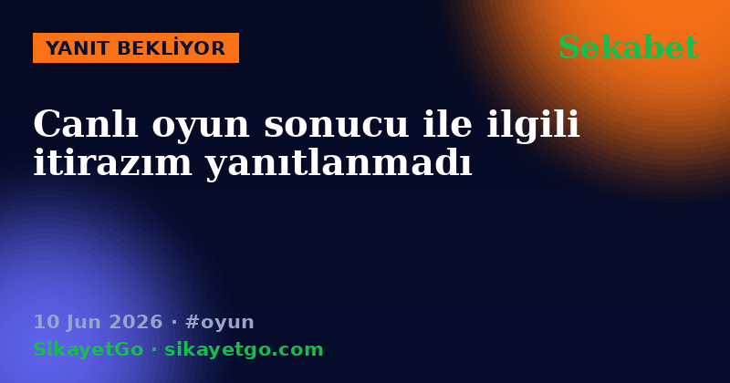 Sekabet — 10 Jun 2026
