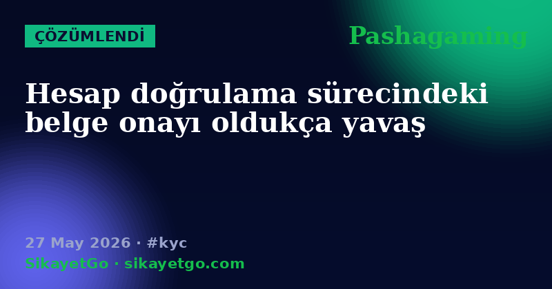 Pashagaming — 27 May 2026