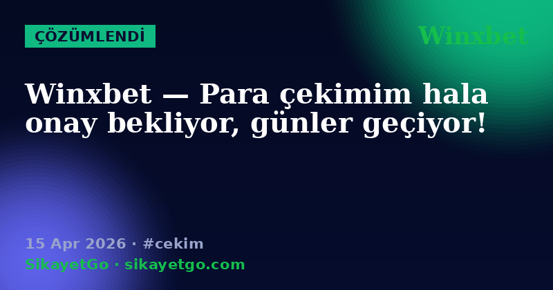 Winxbet — 15 Apr 2026
