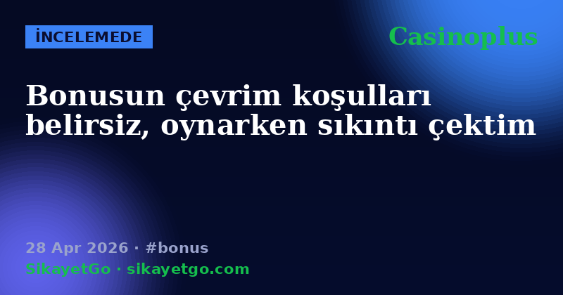 Casinoplus — 28 Apr 2026