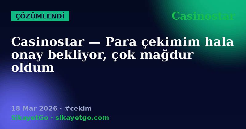 Casinostar — 18 Mar 2026