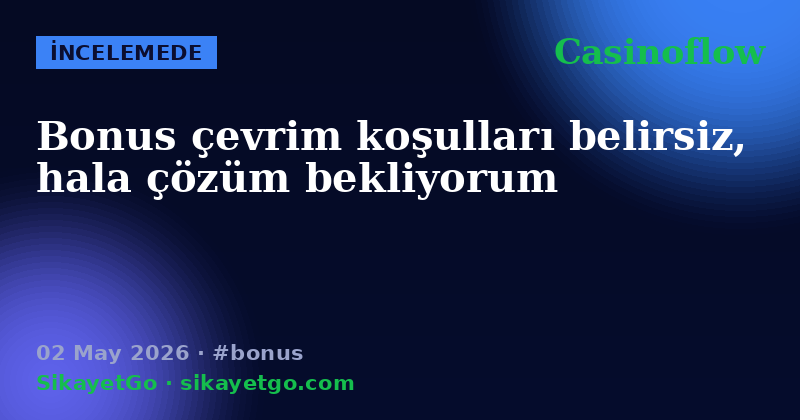Casinoflow — 02 May 2026