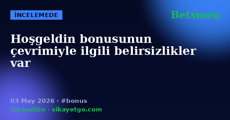 Betxmen — 03 May 2026