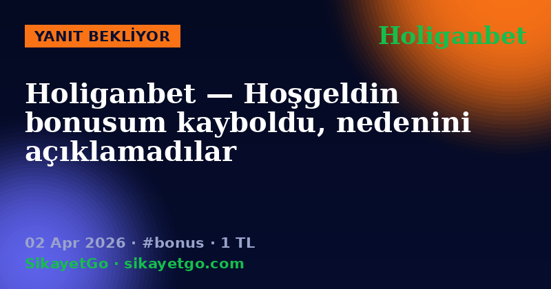 Holiganbet — 02 Apr 2026