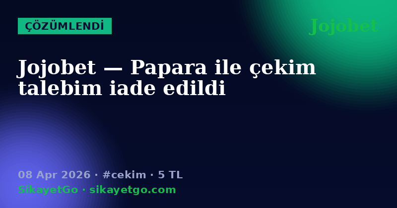 Jojobet — 08 Apr 2026