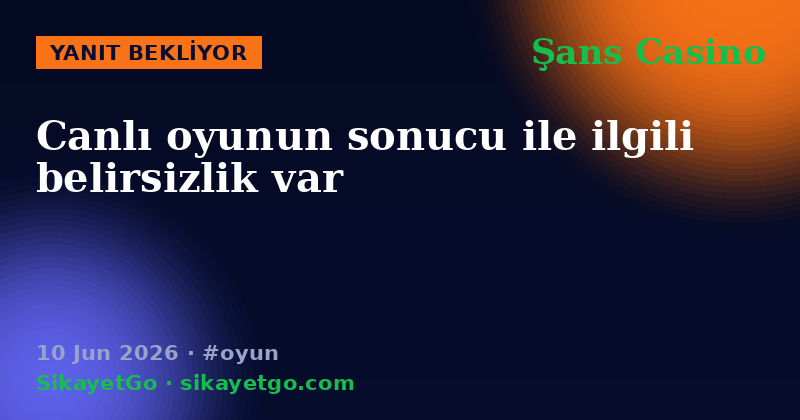 Şans Casino — 10 Jun 2026