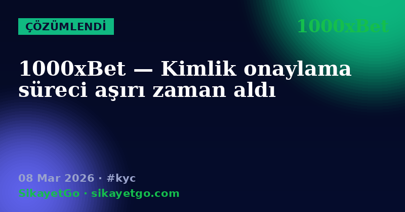 1000xBet — 08 Mar 2026