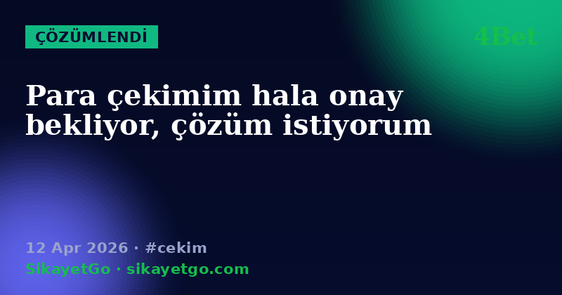 4Bet — 12 Apr 2026