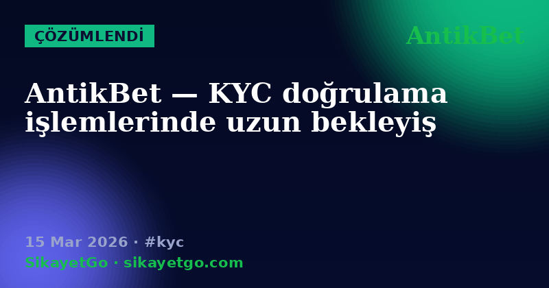 AntikBet — 15 Mar 2026