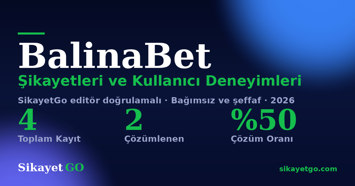 BalinaBet şikayet sayfası kart görseli