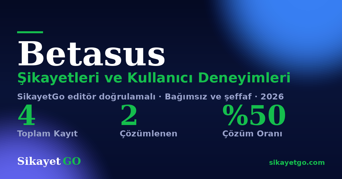 Betasus şikayet sayfası kart görseli