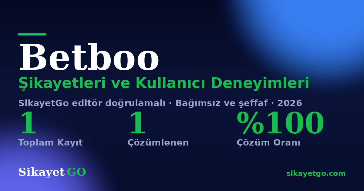 Betboo şikayet sayfası kart görseli