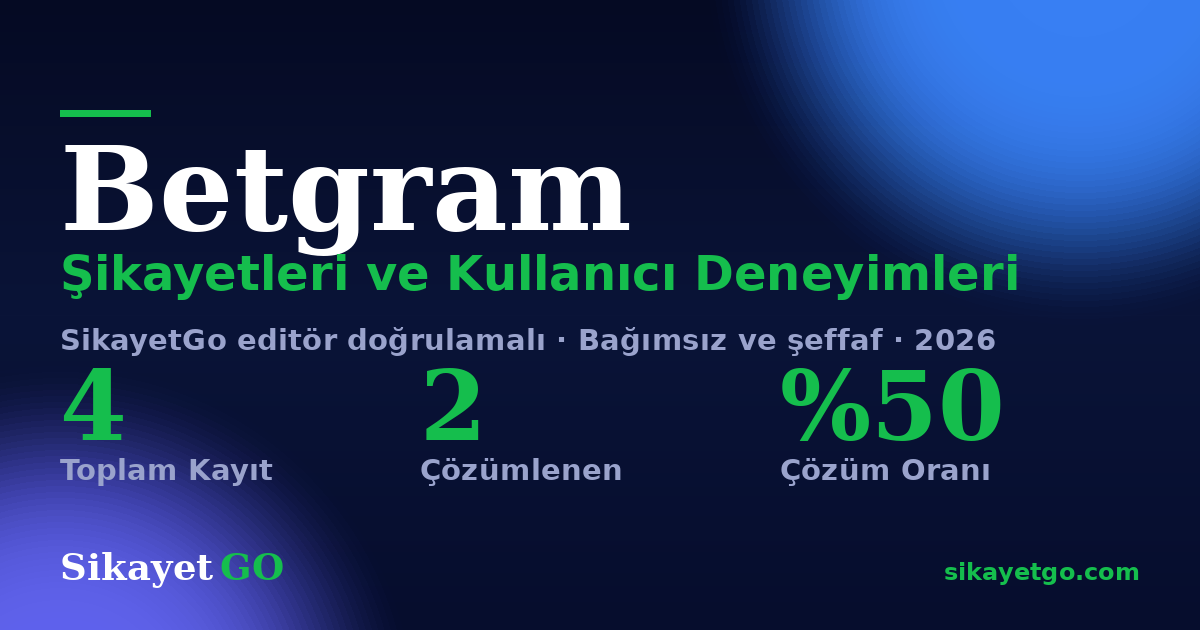 Betgram şikayet sayfası kart görseli