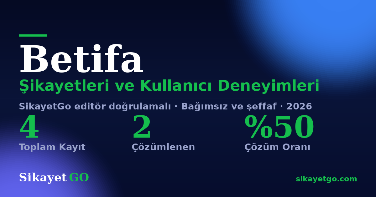 Betifa şikayet sayfası kart görseli
