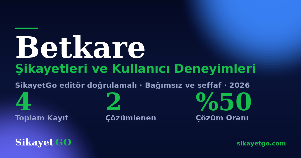 Betkare şikayet sayfası kart görseli