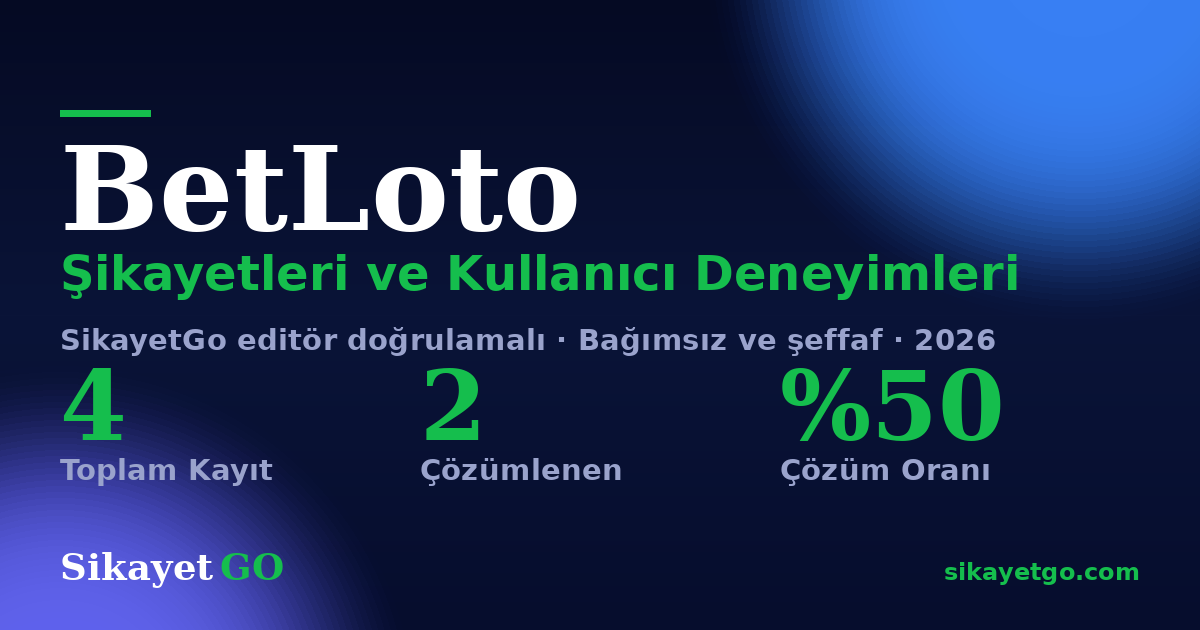 BetLoto şikayet sayfası kart görseli