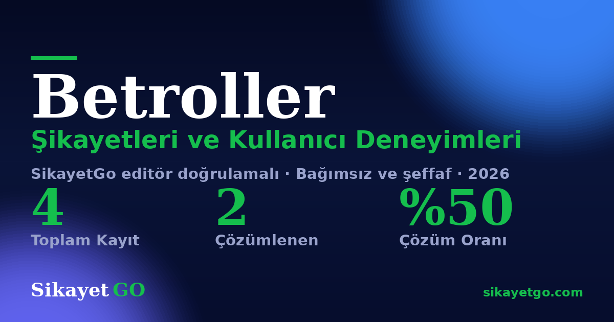 Betroller şikayet sayfası kart görseli