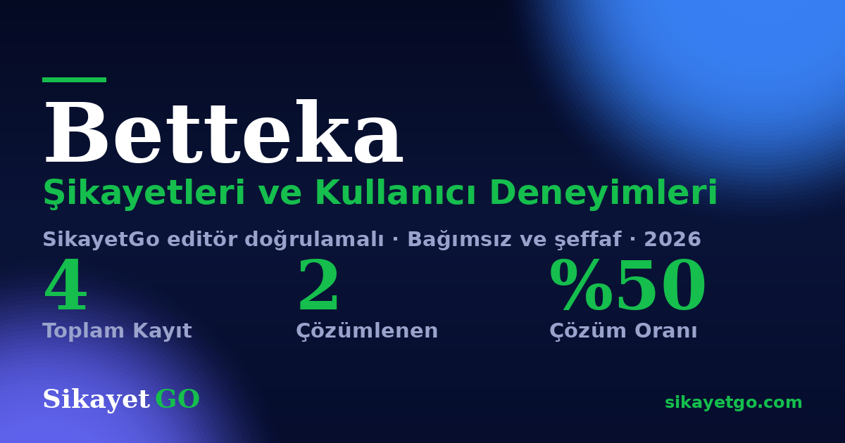 Betteka şikayet sayfası kart görseli