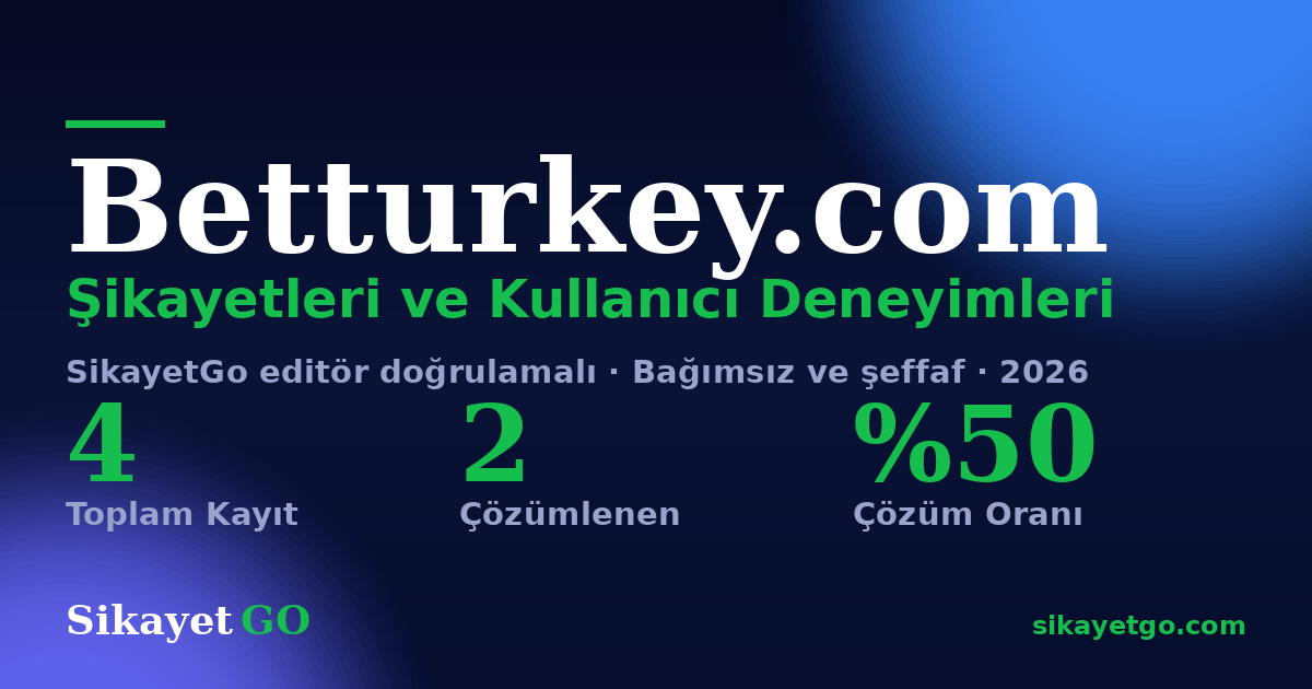 Betturkey.com şikayet sayfası kart görseli