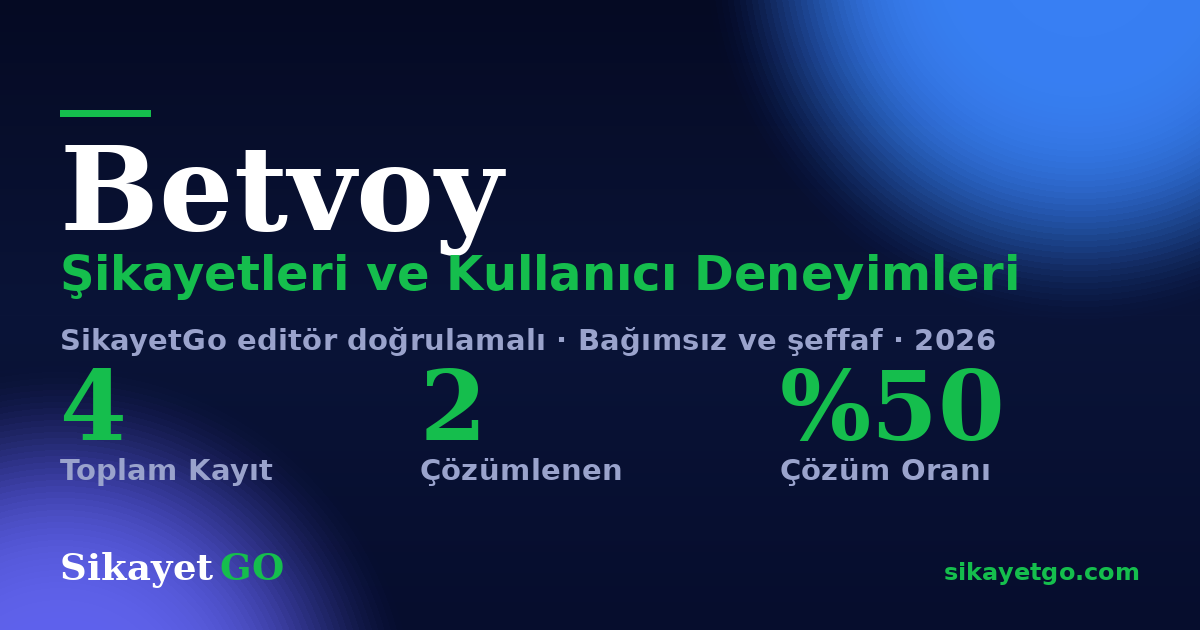 Betvoy şikayet sayfası kart görseli