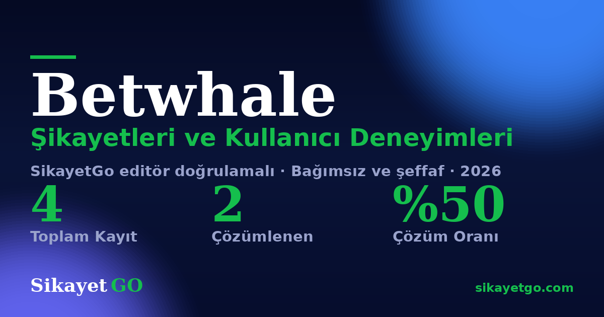 Betwhale şikayet sayfası kart görseli
