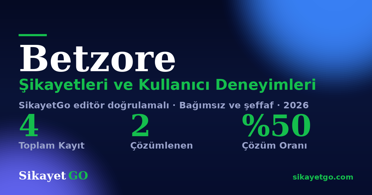Betzore şikayet sayfası kart görseli