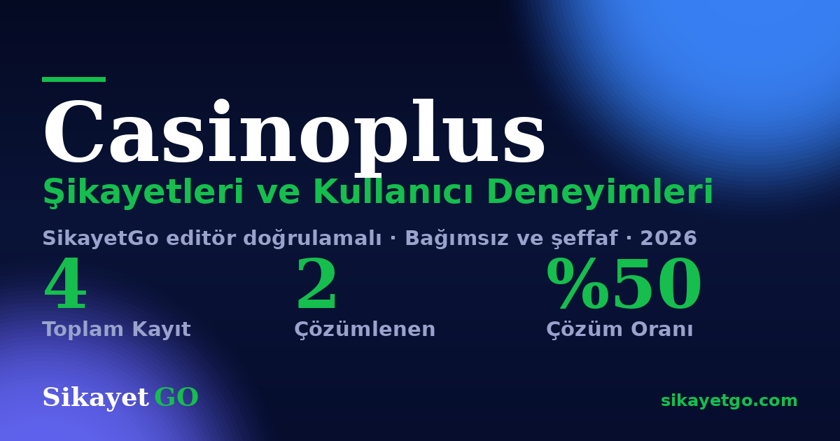 Casinoplus şikayet sayfası kart görseli