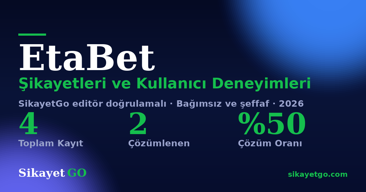 EtaBet şikayet sayfası kart görseli