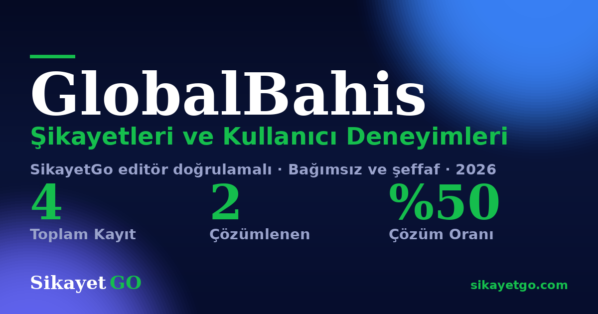 GlobalBahis şikayet sayfası kart görseli