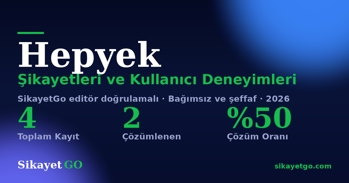 Hepyek şikayet sayfası kart görseli