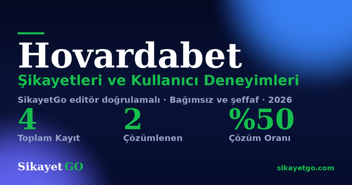 Hovardabet şikayet sayfası kart görseli