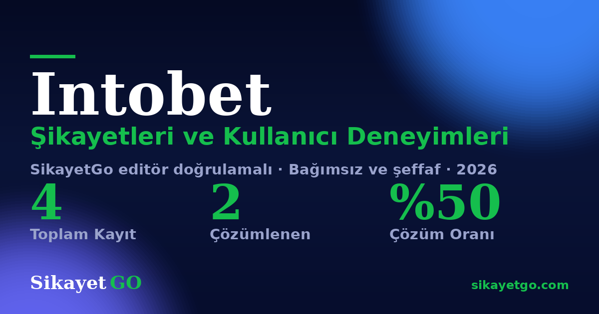 Intobet şikayet sayfası kart görseli