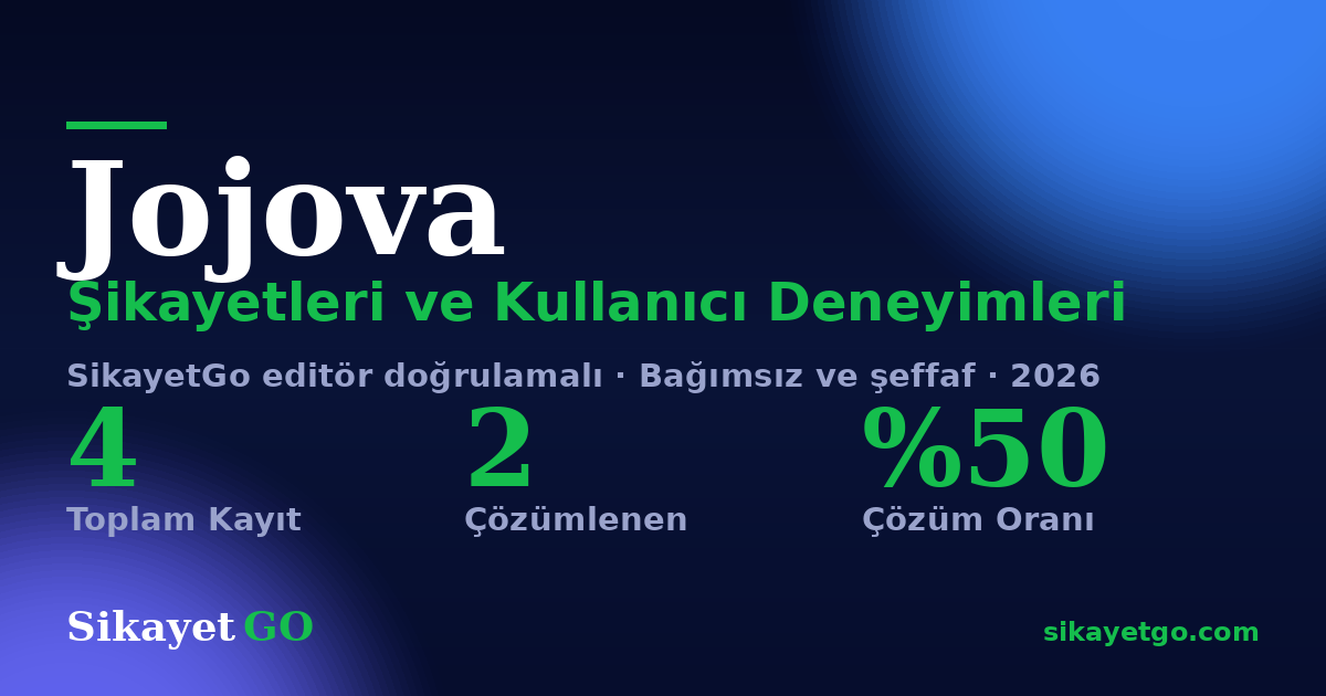 Jojova şikayet sayfası kart görseli