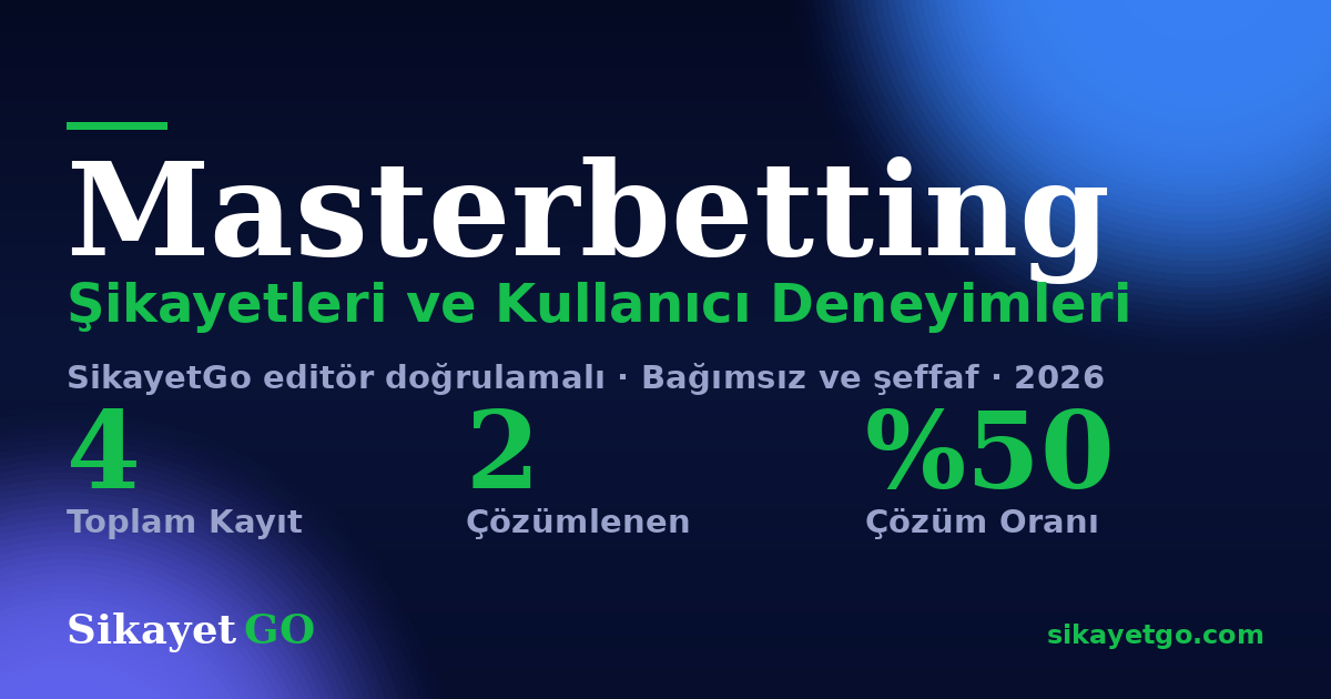 Masterbetting şikayet sayfası kart görseli
