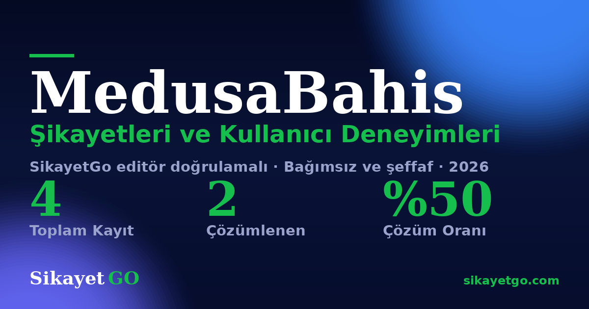 MedusaBahis şikayet sayfası kart görseli