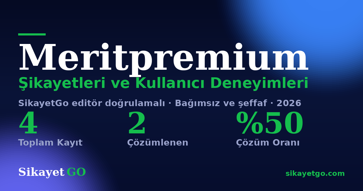 Meritpremium şikayet sayfası kart görseli