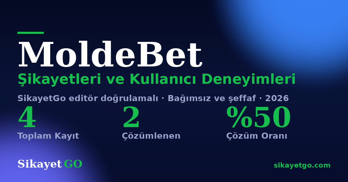 MoldeBet şikayet sayfası kart görseli