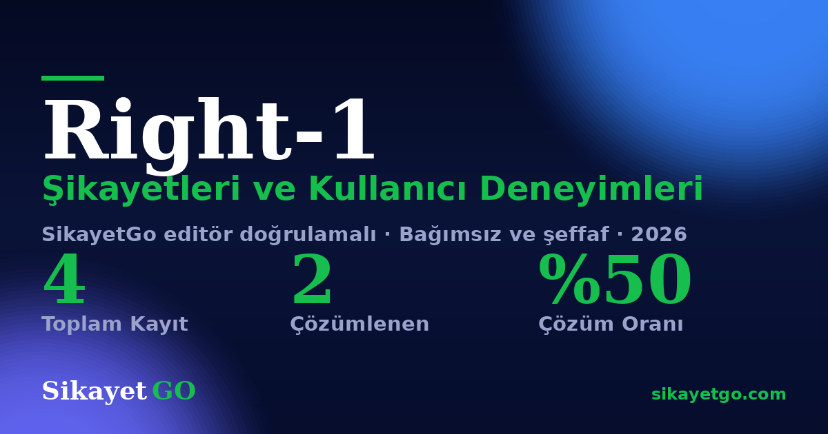 Right-1 şikayet sayfası kart görseli