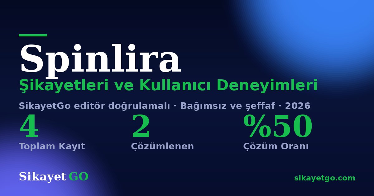 Spinlira şikayet sayfası kart görseli