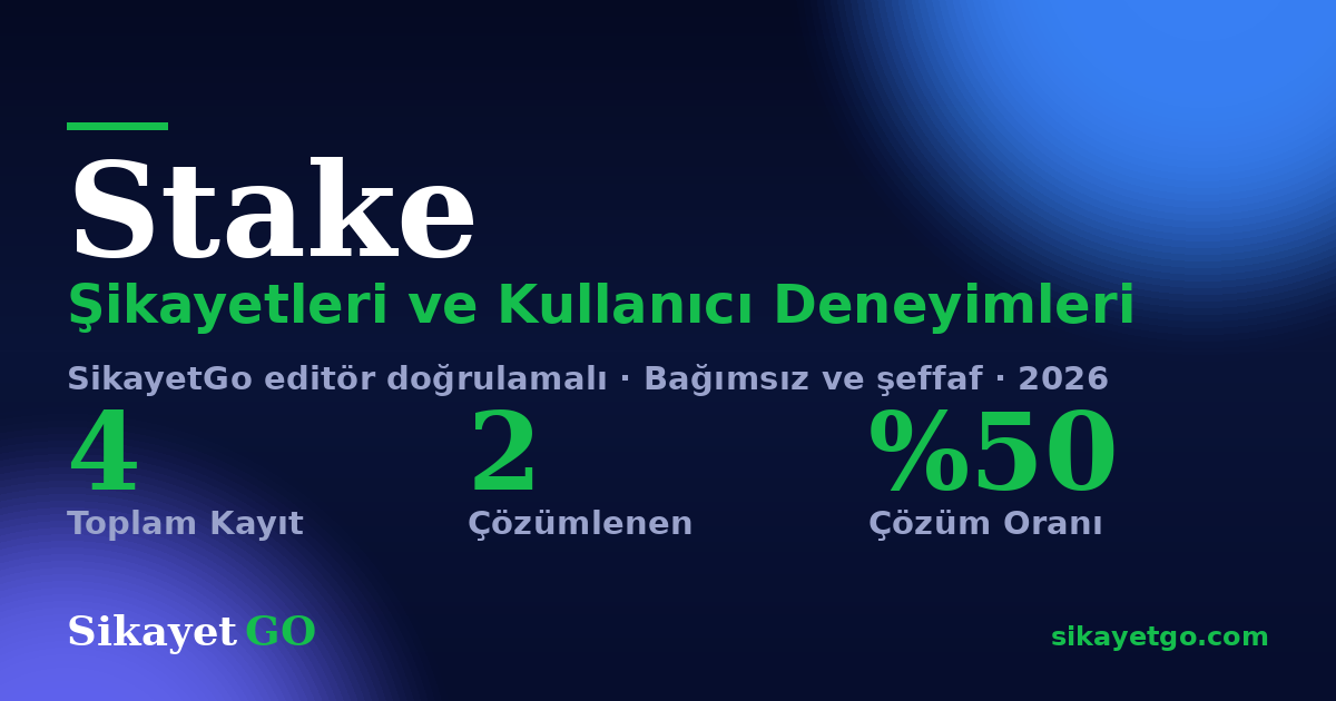 Stake şikayet sayfası kart görseli