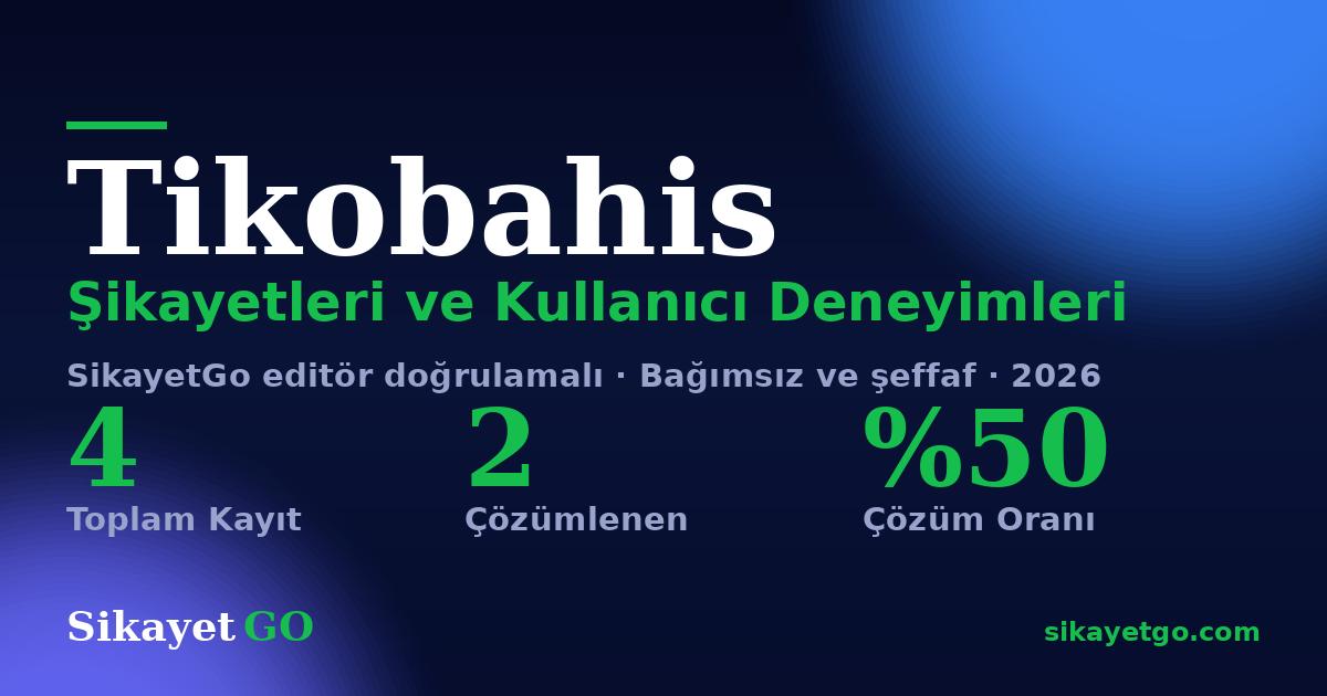 Tikobahis şikayet sayfası kart görseli