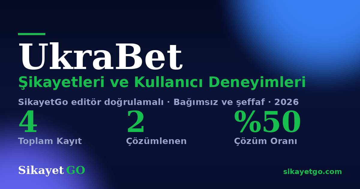 UkraBet şikayet sayfası kart görseli