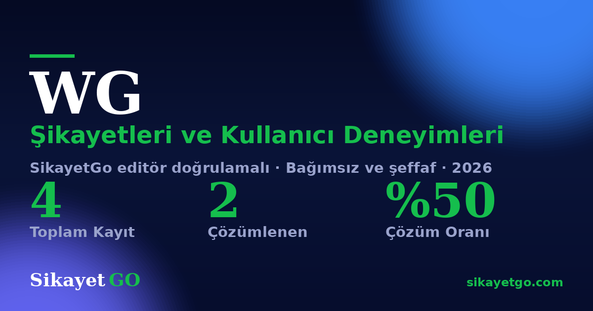 WG şikayet sayfası kart görseli
